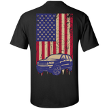 [Men] Jeep Under U.S Flag - Two Sides -  - 2