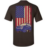 [Men] Jeep Under U.S Flag - Two Sides -  - 6