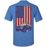 [Men] Jeep Under U.S Flag - Two Sides -  - 8