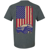 [Men] Jeep Under U.S Flag - Two Sides -  - 10