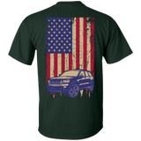[Men] Jeep Under U.S Flag - Two Sides -  - 4
