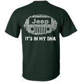 It's In My DNA | Jeep T-Shirts For Men [Back]