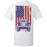 IG B/ Jeep Under U.S Flag T-Shirt For Men - Special Collecion | On sales | Various Colors [Back]