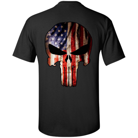 B/ Badass Skull | Jeep T-Shirt For Men | Various Colors | Back