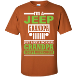 Best Gift For Grandpa - Grandpa Much Cooler Jeep T-Shirt [Front]