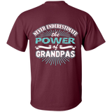 Best Gift For Grandpa - Never Underestimate The Power Of Grandpas - Special [Back]