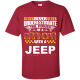 Best Gift For Grandpa - Never Underestimate The Power Of A Grandpa With A Jeep [Front]