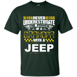 Best Gift For Grandpa - Never Underestimate The Power Of A Grandpa With A Jeep [Front]