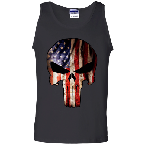 Badass Skull | Jeep Tank Top For Men | Various Colors | Front