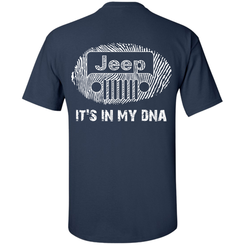 It's In My DNA | Jeep T-Shirts For Men [Back]