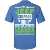 Best Gift For Grandpa - Grandpa Much Cooler Jeep T-Shirt [Back]