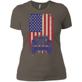 IG Jeep Under U.S Flag T-Shirt For Women - Special Collecion | On sales | Various Colors [Front]