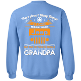 Best Gift For Grandpa - Being A Jeep Grandpa Sweatshirt 8 oz [Back] | Various Colors