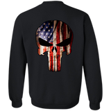 Badass Skull | Jeep Sweatshirt 8 oz | Various Colors | Back