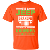 Best Gift For Grandpa - Grandpa Much Cooler Jeep T-Shirt [Front]