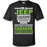 Best Gift For Grandpa - Grandpa Much Cooler Jeep T-Shirt [Front]