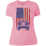 IG Jeep Under U.S Flag T-Shirt For Women - Special Collecion | On sales | Various Colors [Front]