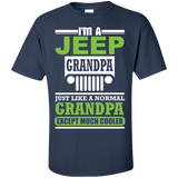 Best Gift For Grandpa - Grandpa Much Cooler Jeep T-Shirt [Front]