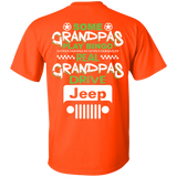 Best Gift For Grandpa - Some Grandpas Play Bingo Real Grandpas Drive Jeep [Back]