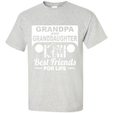 Best Gift For Grandpa And Granddaughter - Best Friends For Life Jeep T-Shirt [Front]