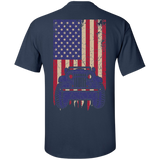 B/ Jeep Under U.S Flag T-Shirt For Men - Special Collecion | On sales | Various Colors [Back]