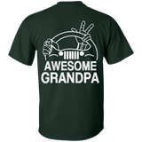 Best Gift For Grandpa - Awesome Grandpa Jeep T-Shirt [Back]