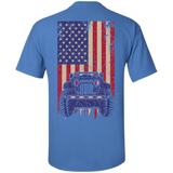 IG B/ Jeep Under U.S Flag T-Shirt For Men - Special Collecion | On sales | Various Colors [Back]