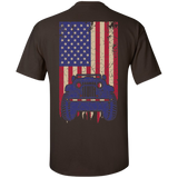 IG B/ Jeep Under U.S Flag T-Shirt For Men - Special Collecion | On sales | Various Colors [Back]