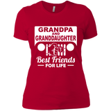 Best Gift For Grandpa And Granddaughter - Best Friends For Life Jeep T-Shirt For Women [Front]