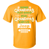 Best Gift For Grandpa - Some Grandpas Play Bingo Real Grandpas Drive Jeep [Back]