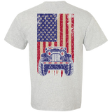 B/ Jeep Under U.S Flag T-Shirt For Men - Special Collecion | On sales | Various Colors [Back]