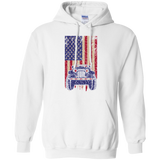 IG Jeep Under U.S Flag Hoodie 8 oz - Special Collecion | On sales | Various Colors [Front]