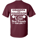 Best Gift For Grandpa and Grandson - Best Friends For Life Jeep T-Shirt [Back] - Special