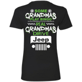 Best Gift For Grandma -  Jeep T-Shirt For Women [Back]