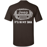 It's In My DNA | Jeep T-Shirts For Men [Back]