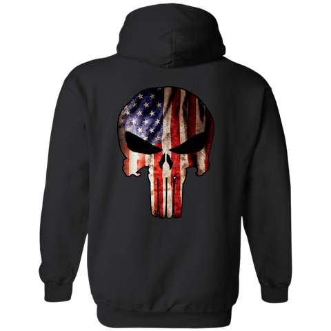 Badass Skull | Jeep Pullover Hoodie 8 oz | Various Colors | Front