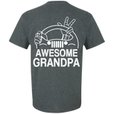 Best Gift For Grandpa - Awesome Grandpa Jeep T-Shirt [Back]