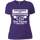 Best Gift For Grandpa And Granddaughter - Best Friends For Life Jeep T-Shirt For Women [Front]