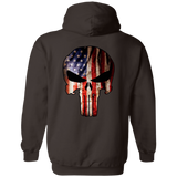 Badass Skull | Jeep Pullover Hoodie 8 oz | Various Colors | Front