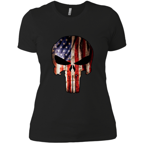 Badass Skull | Jeep T-Shirt For Women | Various Colors | Front