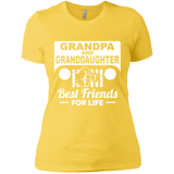 Best Gift For Grandpa And Granddaughter - Best Friends For Life Jeep T-Shirt For Women [Front]