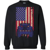 IG Jeep Under U.S Flag Sweatshirt 8 oz - Special Collecion | On sales | Various Colors [Front]