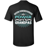 Best Gift For Grandpa - Never Underestimate The Power Of Grandpas - Special [Back]