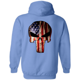 Badass Skull | Jeep Pullover Hoodie 8 oz | Various Colors | Front