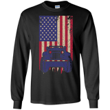 IG Jeep Under U.S Flag LS T-Shirt For Men - Special Collecion | On sales | Various Colors [Front]