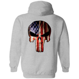 Badass Skull | Jeep Pullover Hoodie 8 oz | Various Colors | Front