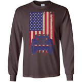 IG Jeep Under U.S Flag LS T-Shirt For Men - Special Collecion | On sales | Various Colors [Front]