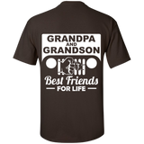 Best Gift For Grandpa and Grandson - Best Friends For Life Jeep T-Shirt [Back] - Special