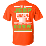 Best Gift For Grandpa - Grandpa Much Cooler Jeep T-Shirt [Back]