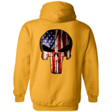 Badass Skull | Jeep Pullover Hoodie 8 oz | Various Colors | Front